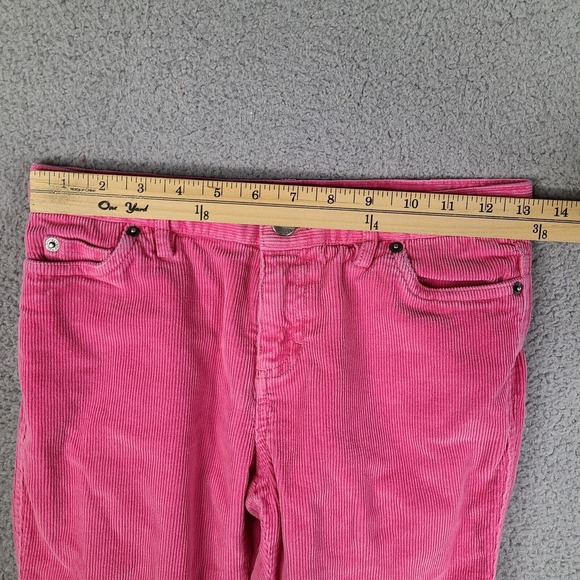 Vineyard Vines Pants Girls Size 12 Pink Corduroy Adjustable Waist Cotton Blend - Picture 12 of 16